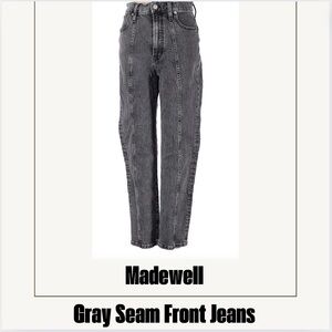 Madwell the perfect vintage straight Jean in Meaford wash: Seamed Edition, 28